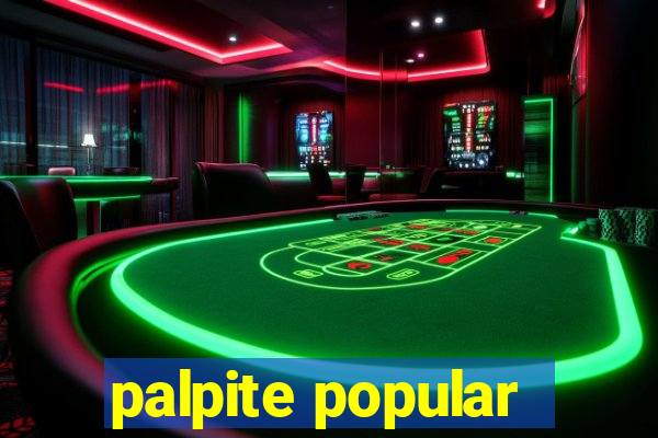 palpite popular